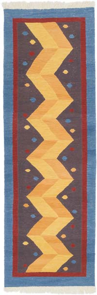 Yeni Kök Boya El Dokuma Yolluk Kilim - 95 cm x 286 cm