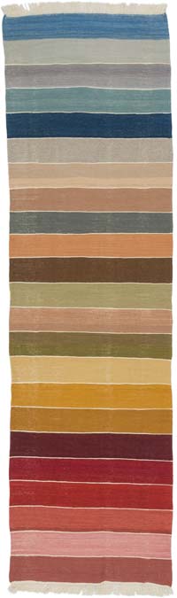Yeni Kök Boya El Dokuma Yolluk Kilim - 100 cm x 343 cm