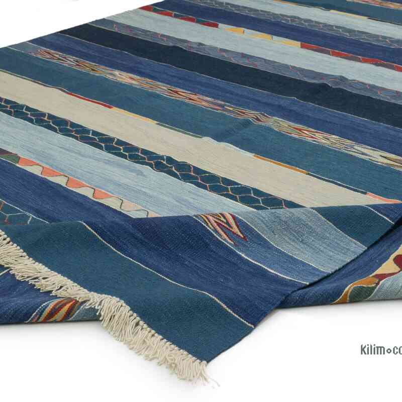 New Handwoven Turkish Kilim Rug - 8' 4" x 11' 4" (100" x 136") - K0064432