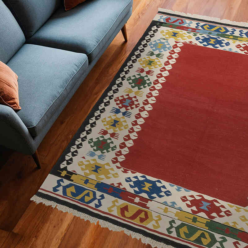 Nueva Alfombra Turca Kilim - 183 cm x 242 cm - K0064433
