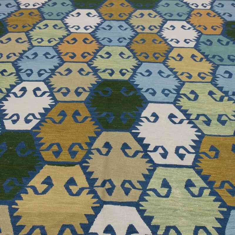 Yeni Kök Boya El Dokuma Kilim - 257 cm x 340 cm - K0064435