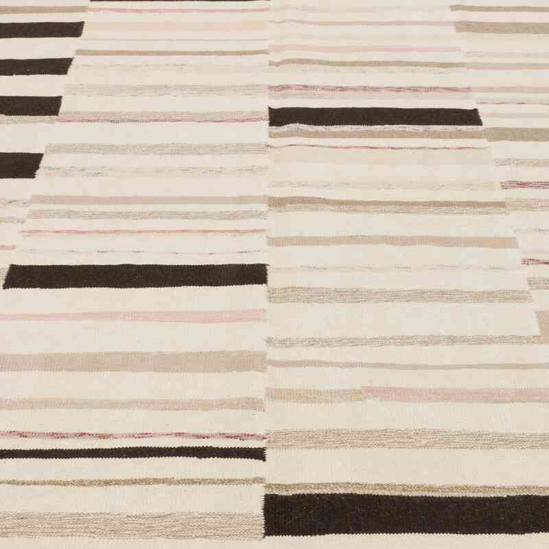 New Handwoven Turkish Kilim Rug - 6' 11" x 9' 4" (83 in. x 112 in.) - K0064436