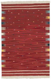 Yeni Kök Boya El Dokuma Kilim - 122 cm x 183 cm