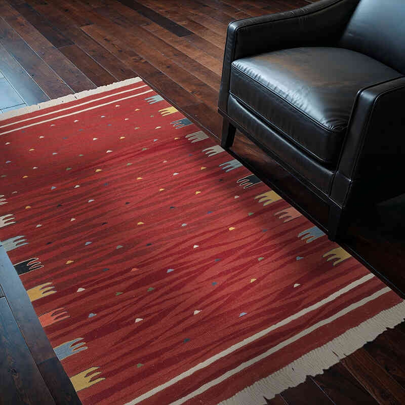 Nueva Alfombra Turca Kilim - 122 cm x 183 cm - K0064440