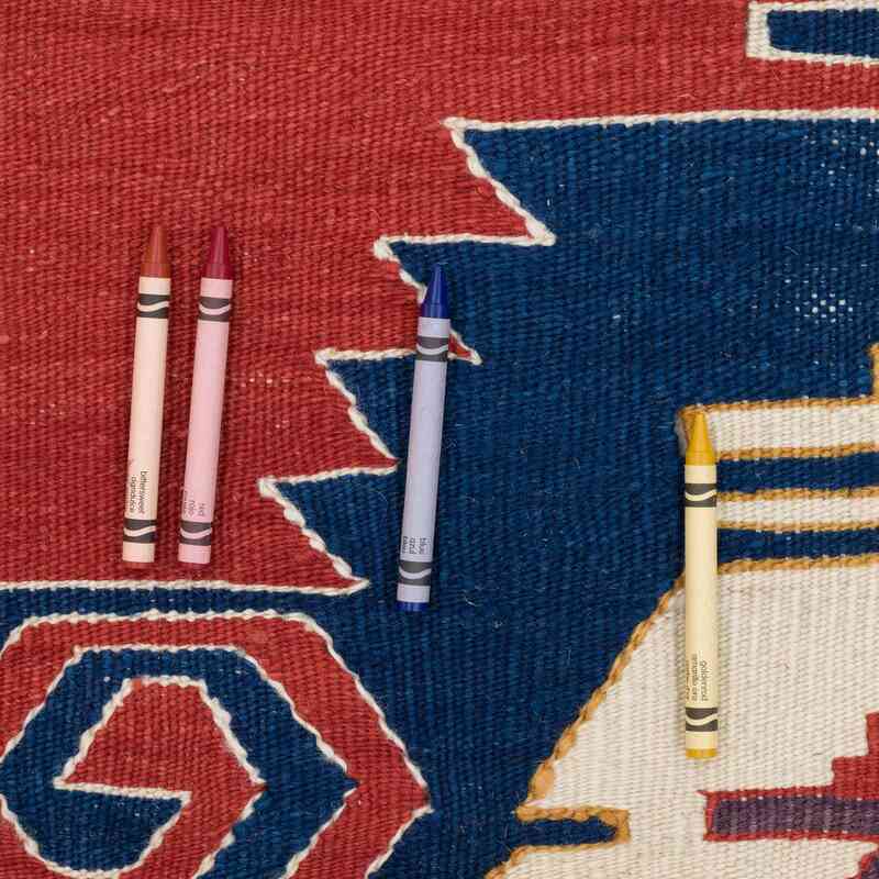 Yeni Kök Boya El Dokuma Kilim - 95 cm x 123 cm - K0064445