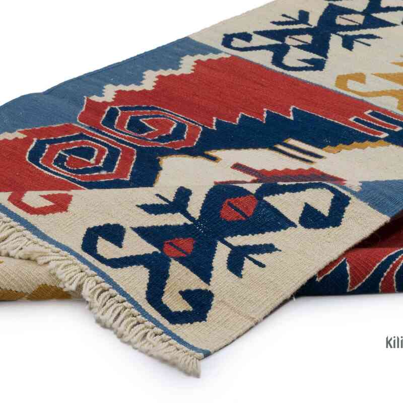 Yeni Kök Boya El Dokuma Kilim - 95 cm x 123 cm - K0064445