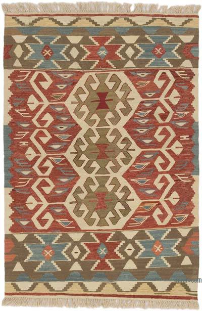 Yeni Kök Boya El Dokuma Kilim - 92 cm x 135 cm
