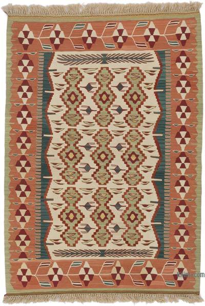 New Handwoven Turkish Kilim Rug - 3' 3" x 4' 7" (39 in. x 55 in.)