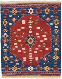 Nueva Alfombra Turca Kilim - 138 cm x 170 cm