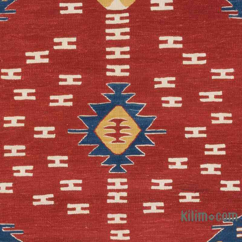 New Handwoven Turkish Kilim Rug - 4' 6" x 5' 7" (54" x 67") - K0064458