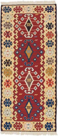 Yeni Kök Boya El Dokuma Kilim - 83 cm x 184 cm