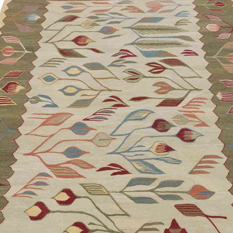 New Handwoven Turkish Kilim Rug - 3' 11" x 5' 10" (47" x 70") - K0064460