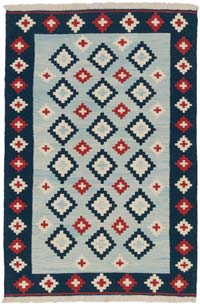 Yeni Kök Boya El Dokuma Kilim - 123 cm x 183 cm
