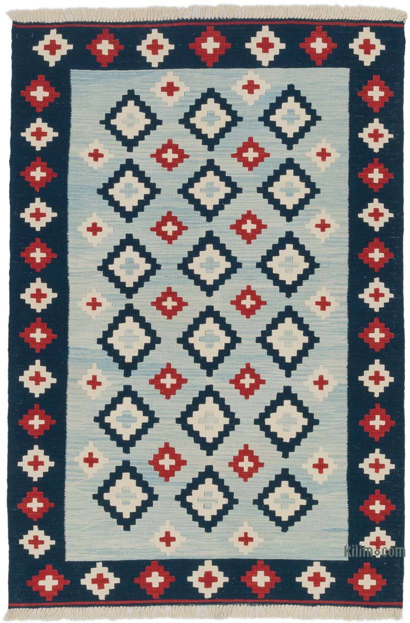 Nueva Alfombra Turca Kilim - 123 cm x 183 cm - K0064461