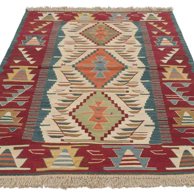 Nueva Alfombra Turca Kilim - 103 cm x 144 cm - K0064473