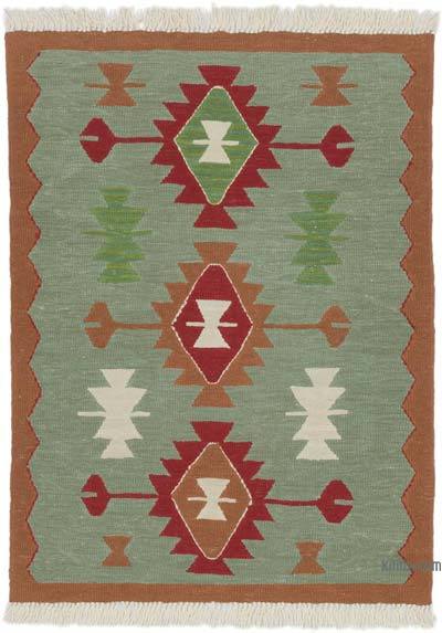 New Handwoven Turkish Kilim Rug - 3' 1" x 4' 2" (37 in. x 50 in.)