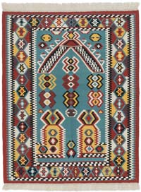 Yeni Kök Boya El Dokuma Kilim - 128 cm x 160 cm