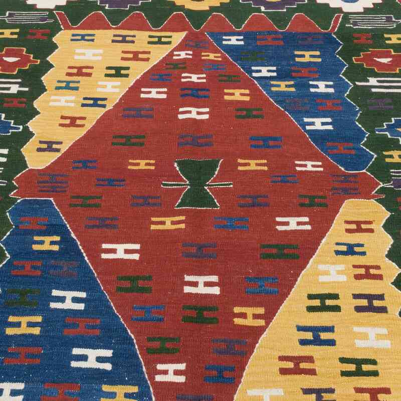 Yeni Kök Boya El Dokuma Kilim - 152 cm x 198 cm - K0064485