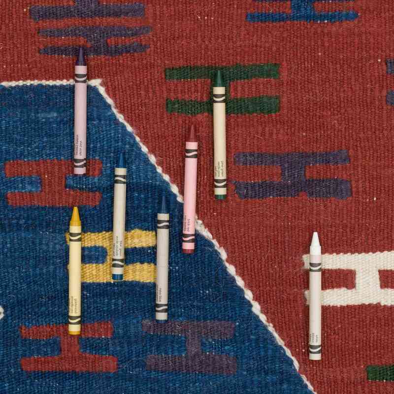 Yeni Kök Boya El Dokuma Kilim - 152 cm x 198 cm - K0064485