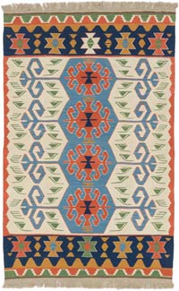 Yeni Kök Boya El Dokuma Kilim - 102 cm x 160 cm