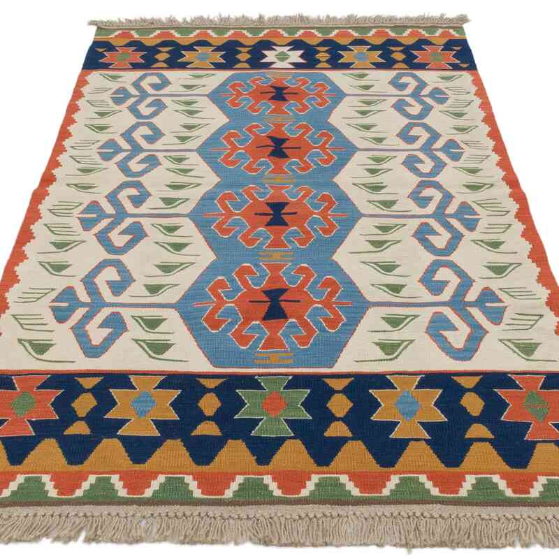 Nueva Alfombra Turca Kilim - 102 cm x 160 cm - K0064486