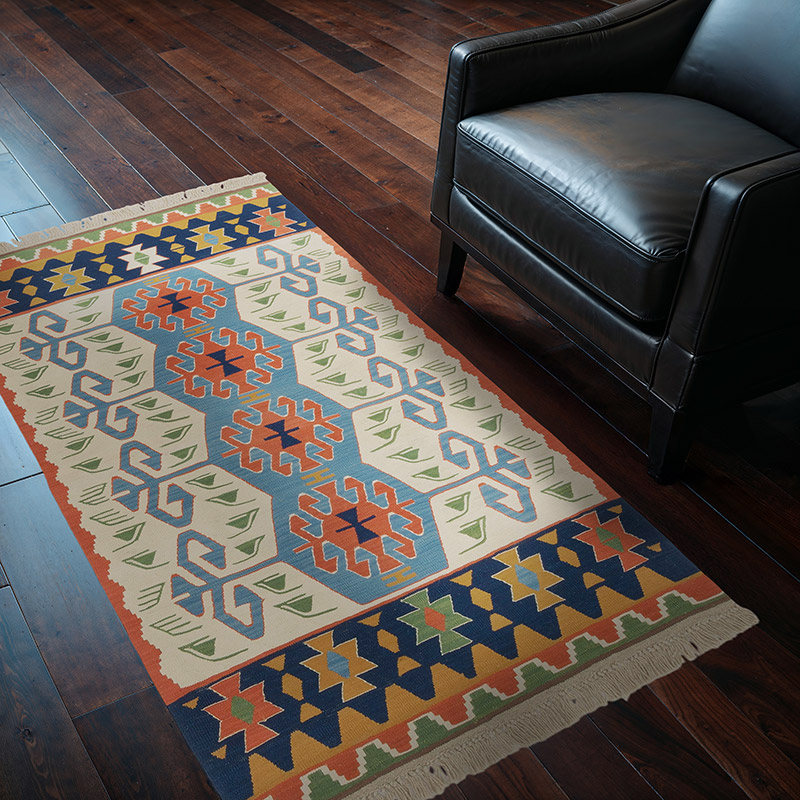 Yeni Kök Boya El Dokuma Kilim - 102 cm x 160 cm - K0064486
