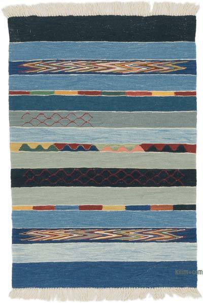 New Handwoven Turkish Kilim Rug - 2' 9" x 4' 1" (33 in. x 49 in.)