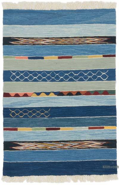 New Handwoven Turkish Kilim Rug - 2' 9" x 4' 1" (33 in. x 49 in.)