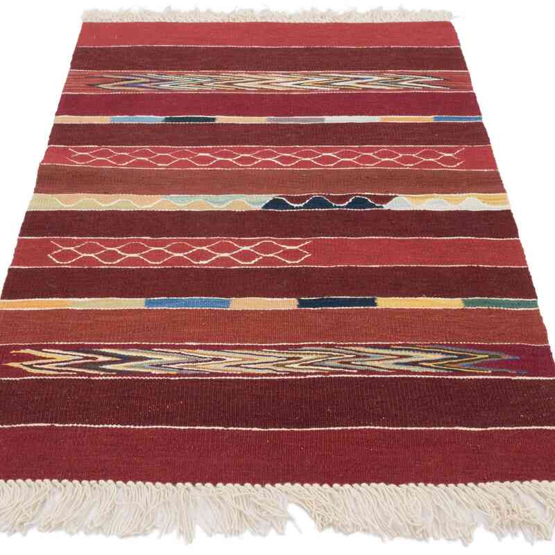 Yeni Kök Boya El Dokuma Kilim - 86 cm x 121 cm - K0064490