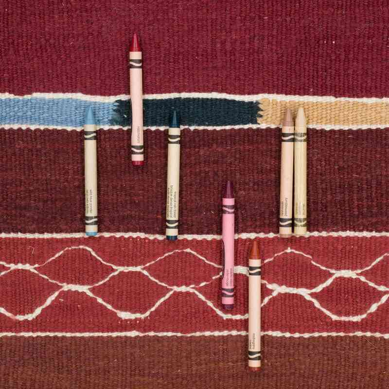 Yeni Kök Boya El Dokuma Kilim - 86 cm x 121 cm - K0064490