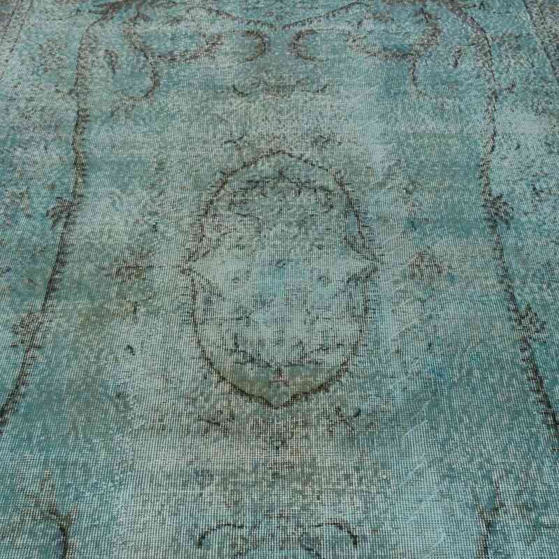 Over-dyed Vintage Hand-Knotted Turkish Rug - 5' 3" x 8' 7" (63" x 103") - K0064494