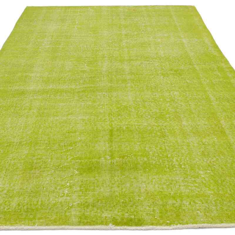 Boyalı El Dokuma Vintage Halı - 151 cm x 244 cm - K0064497