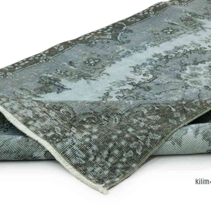 Boyalı El Dokuma Vintage Halı - 115 cm x 209 cm - K0064503