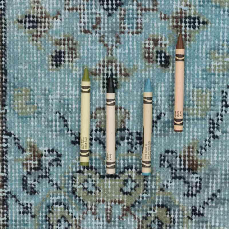 Over-dyed Vintage Hand-Knotted Turkish Rug - 3' 8" x 6' 6" (44 in. x 78 in.) - K0064505