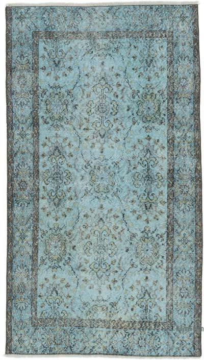 Over-dyed Vintage Hand-Knotted Turkish Rug - 3' 8" x 6' 6" (44 in. x 78 in.)