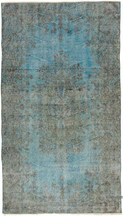 Over-dyed Vintage Hand-Knotted Turkish Rug - 3' 9" x 6' 9" (45 in. x 81 in.)