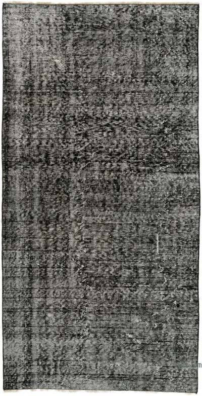 Over-dyed Vintage Hand-Knotted Turkish Rug - 3' 3" x 6' 3" (39 in. x 75 in.)