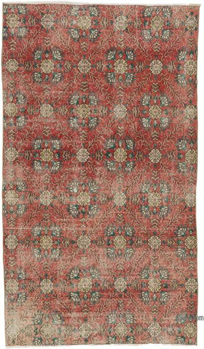 Vintage Turkish Hand-Knotted Rug - 4' 5" x 7' 8" (53 in. x 92 in.)