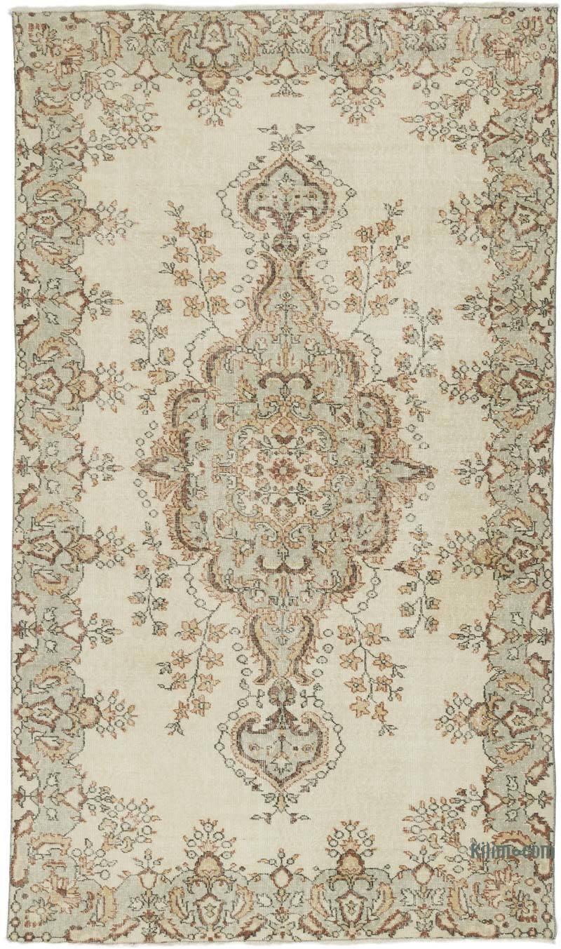 Alfombra Vintage Turca Anudada a Mano - 163 cm x 280 cm - K0064512
