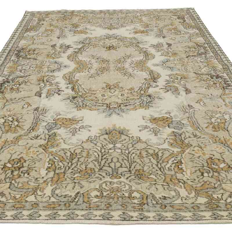 Alfombra Vintage Turca Anudada a Mano - 170 cm x 270 cm - K0064523