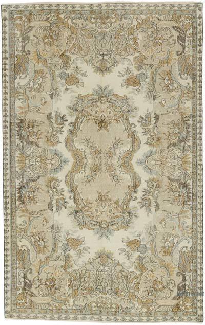 Vintage Turkish Hand-Knotted Rug - 5' 7" x 8' 10" (67 in. x 106 in.)
