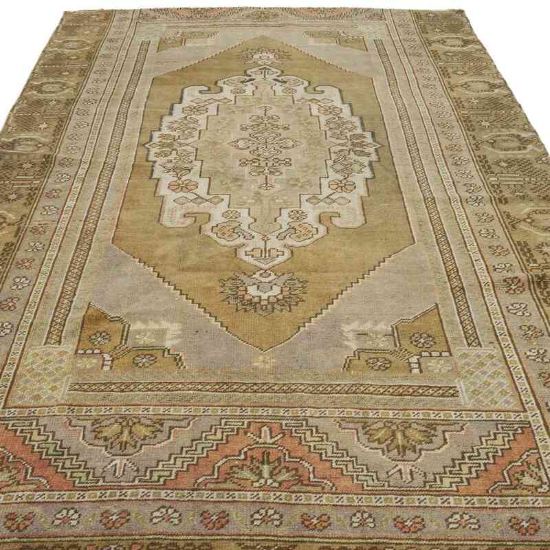 Alfombra Vintage Turca Anudada a Mano - 145 cm x 260 cm - K0064528