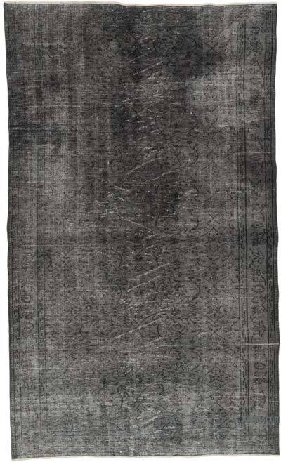 Boyalı El Dokuma Vintage Halı - 170 cm x 283 cm