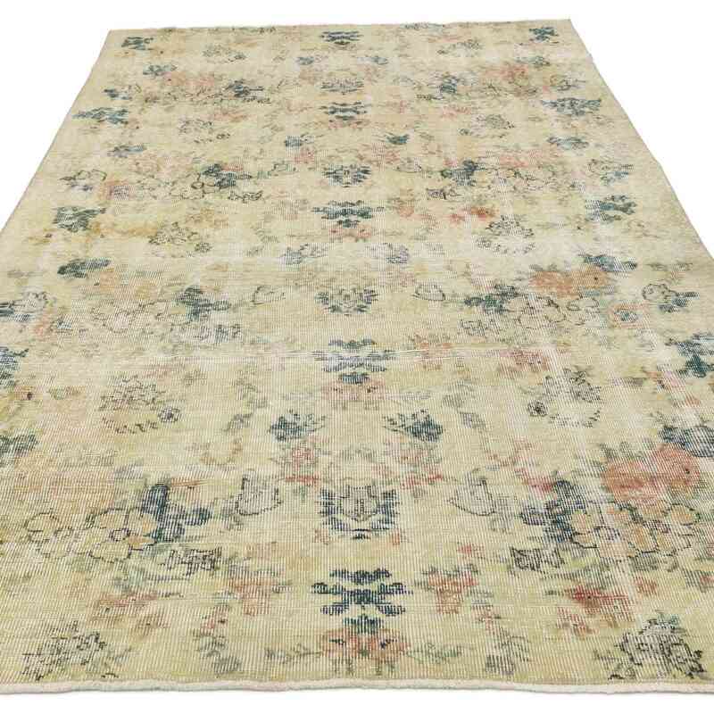Vintage Turkish Hand-Knotted Rug - 4' 10" x 8'  (58" x 96") - K0064540