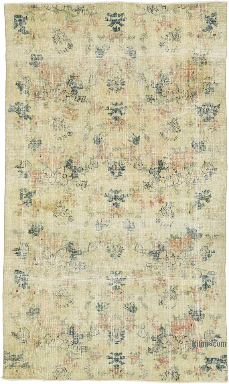 Vintage Turkish Hand-Knotted Rug - 4' 10" x 8'  (58" x 96") - K0064540