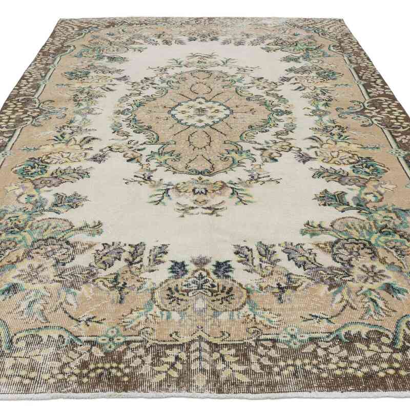 Vintage Turkish Hand-Knotted Rug - 5' 7" x 9' 1" (67" x 109") - K0064548