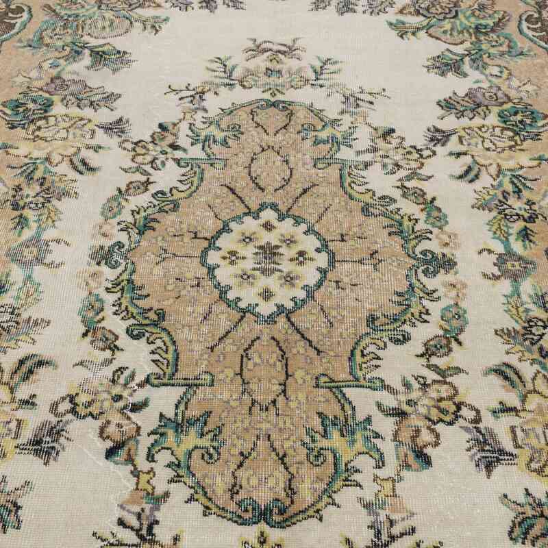Vintage Turkish Hand-Knotted Rug - 5' 7" x 9' 1" (67" x 109") - K0064548