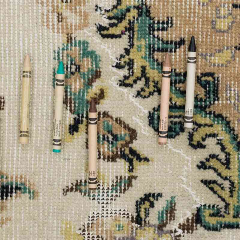 Vintage Turkish Hand-Knotted Rug - 5' 7" x 9' 1" (67" x 109") - K0064548