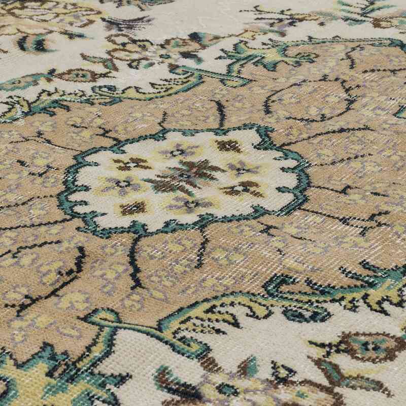 Vintage Turkish Hand-Knotted Rug - 5' 7" x 9' 1" (67" x 109") - K0064548