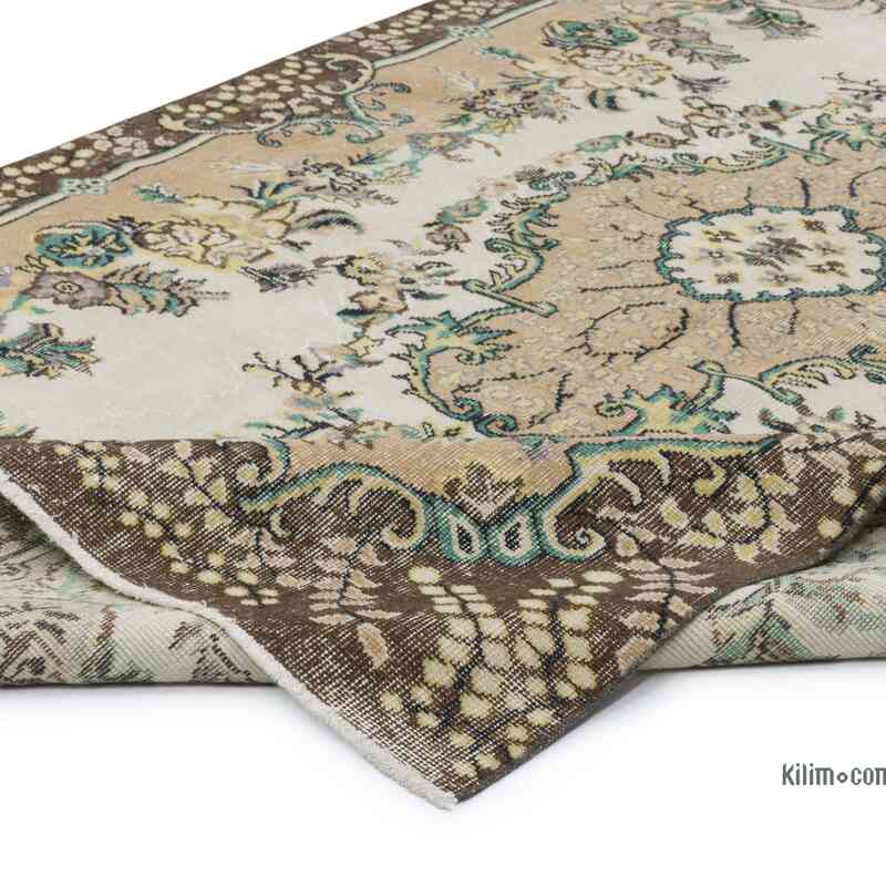 Vintage Turkish Hand-Knotted Rug - 5' 7" x 9' 1" (67" x 109") - K0064548
